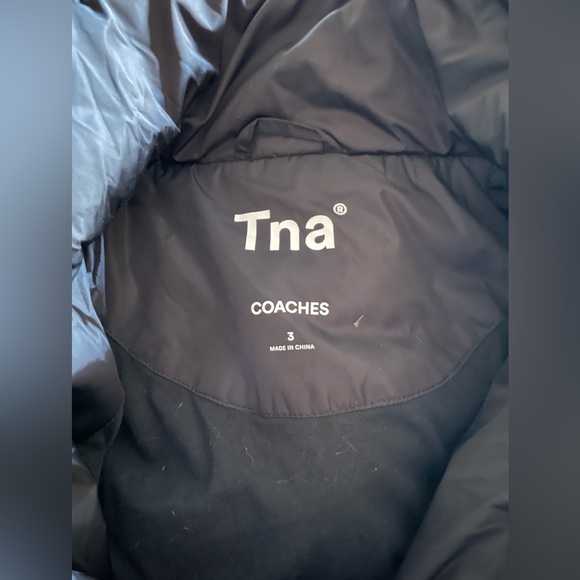 Aritzia / TNA Coaches Jacket Classic Black Size 3 (Large) - Picture 2 of 3